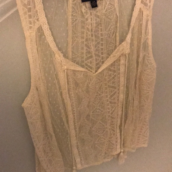 Sheer Sleeveless Top - Picture 3 of 5